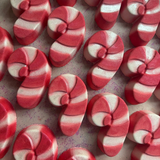 Candy Cane Bath Bomb